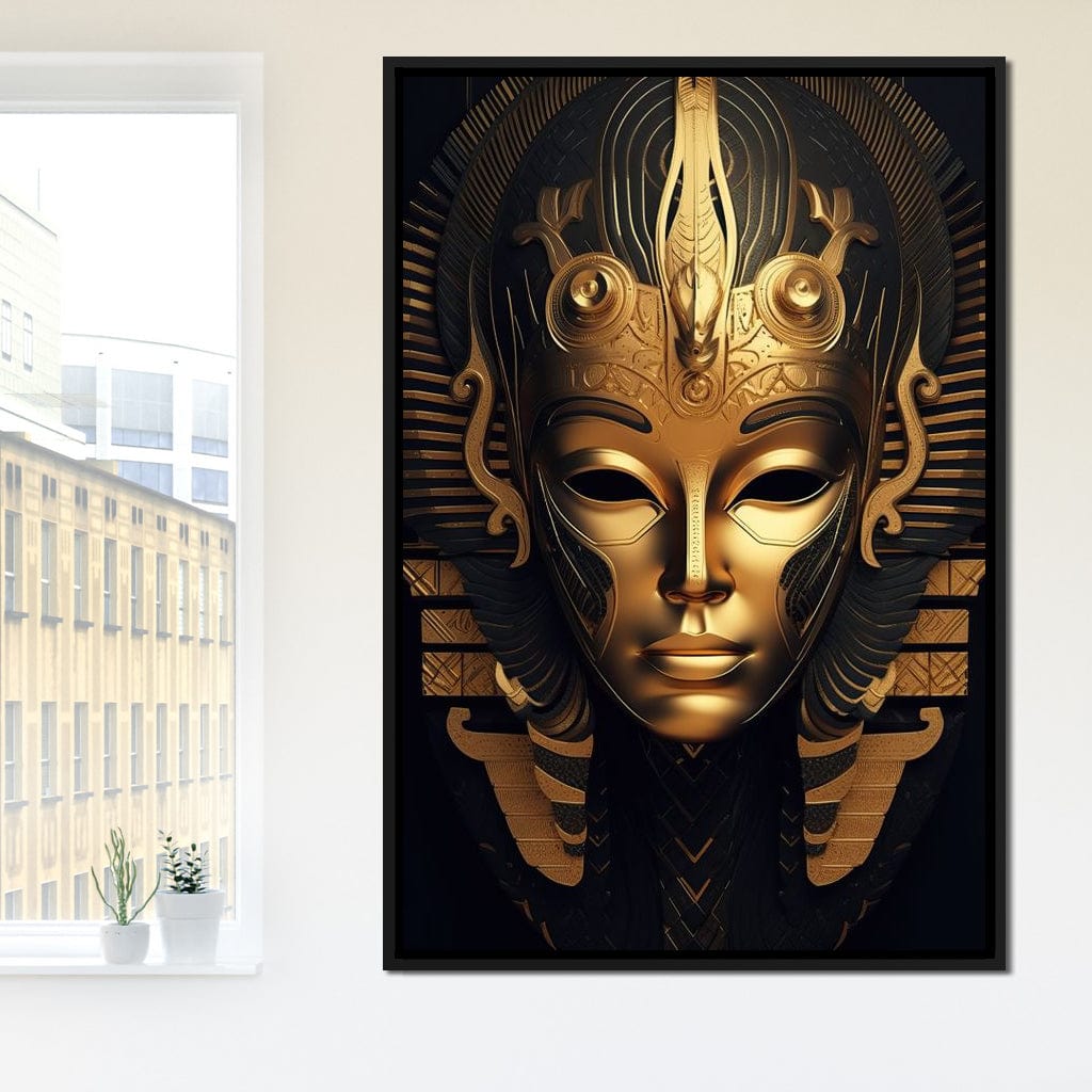 Radiant Ruler of Ancient Egypt Canvas Wall Art