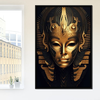Radiant Ruler of Ancient Egypt Canvas Wall Art