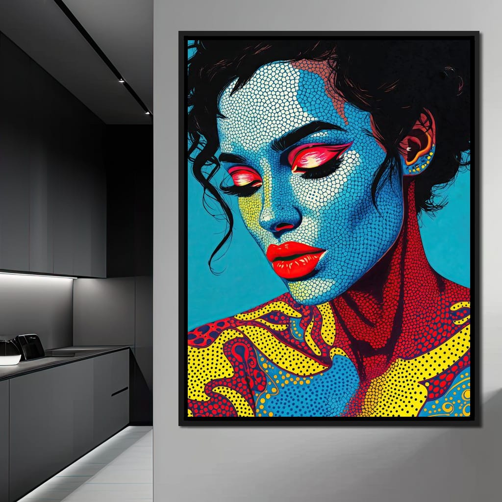 Abstract Seduction Canvas Wall Art