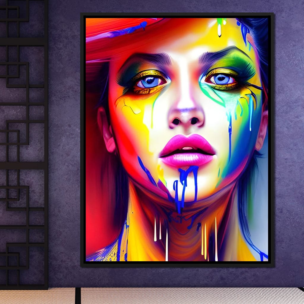 Messy Beauty 003 Canvas Wall Art