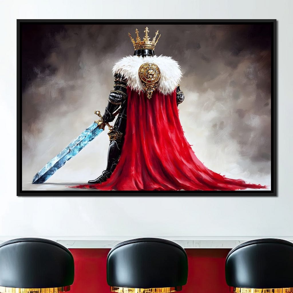 Majestic Regalia Warrior Canvas Wall Art