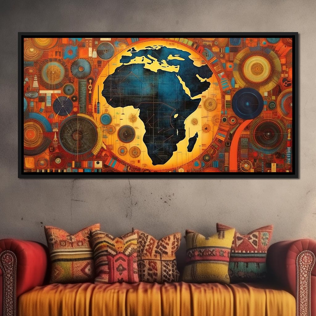 My World Africa Canvas Wall Art