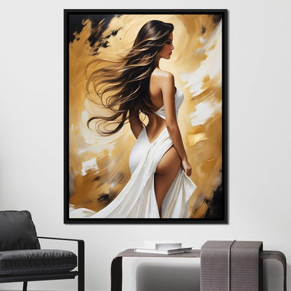 Female Portrait 202 Canvas Wall Art