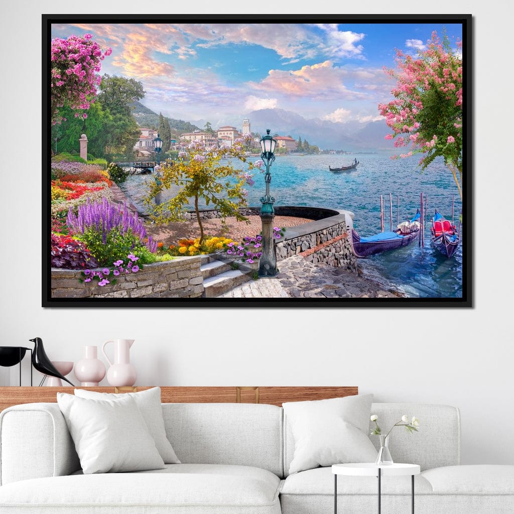 Garden Pier Canvas Wall Art
