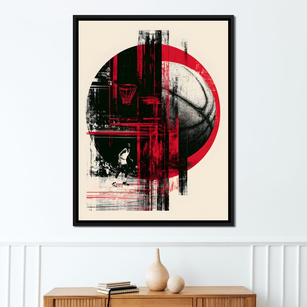 Gravity of the Final Buzzer Canvas Wall Art