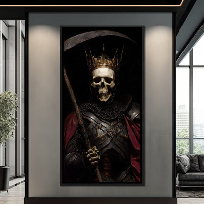King of Bone and Shadow Reign Canvas Wall Art
