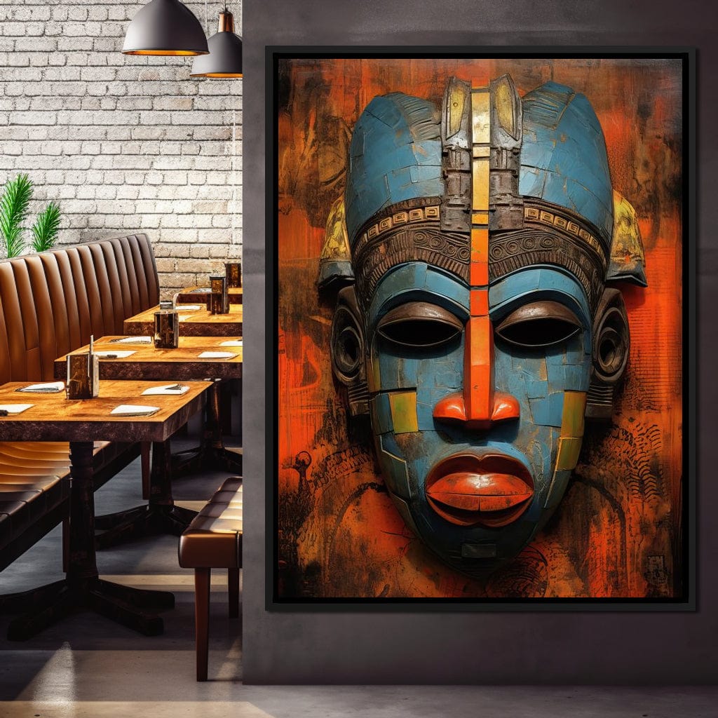 Gaze of the Ancestors Canvas Wall Art