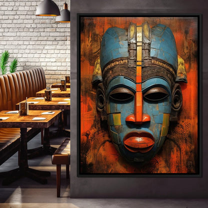 Gaze of the Ancestors Canvas Wall Art
