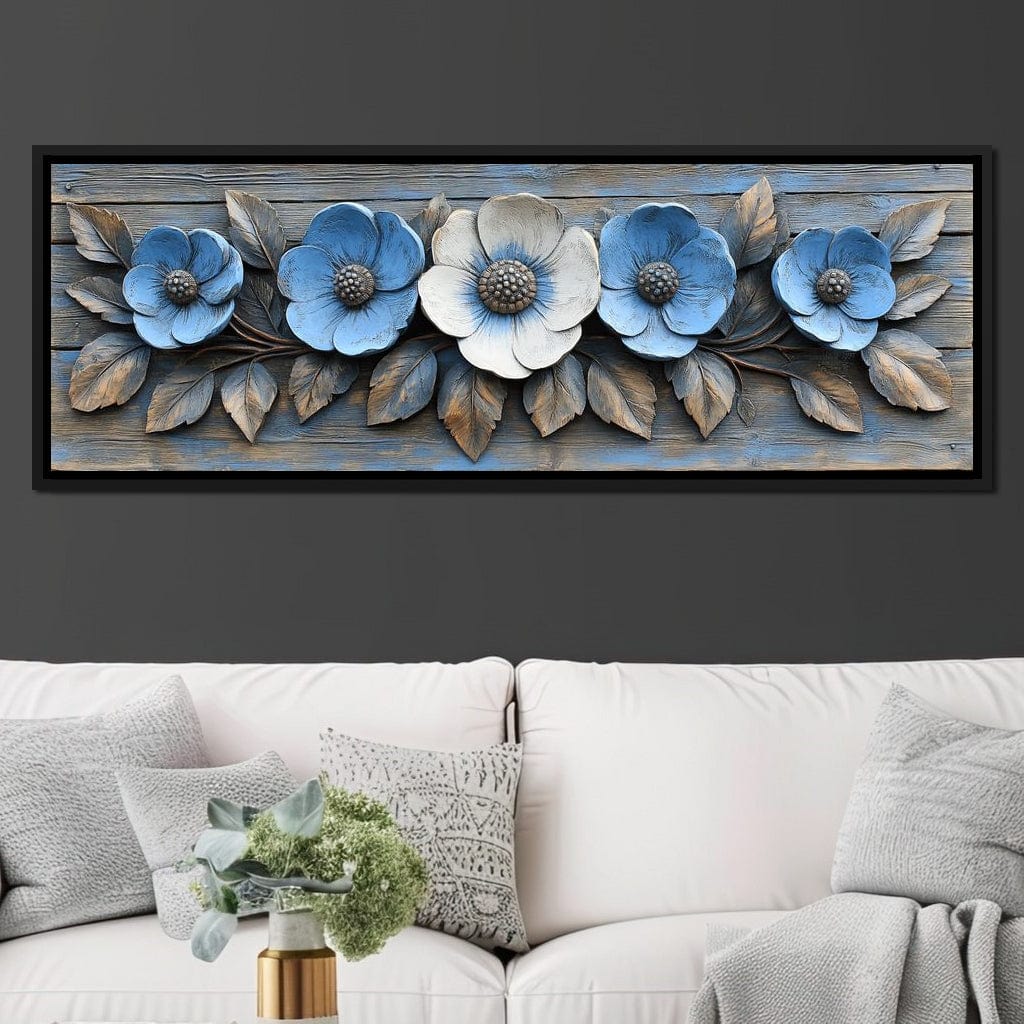 Rustic Bloom Harmony Canvas Wall Art