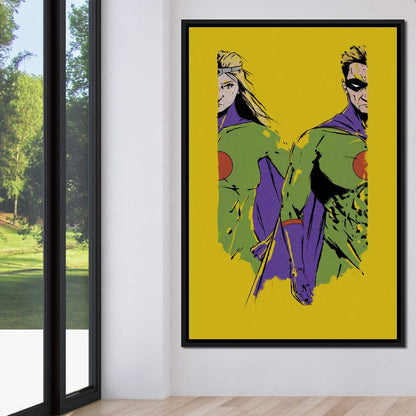 Superheroes Canvas Wall Art