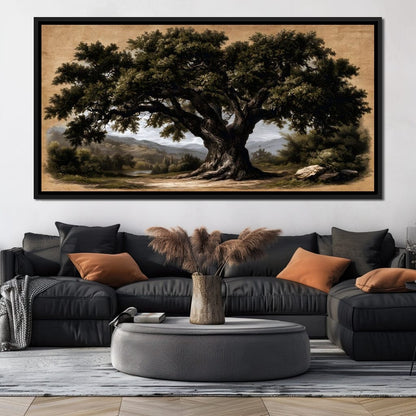 Guardian of the Ancient Hollow Canvas Wall Art