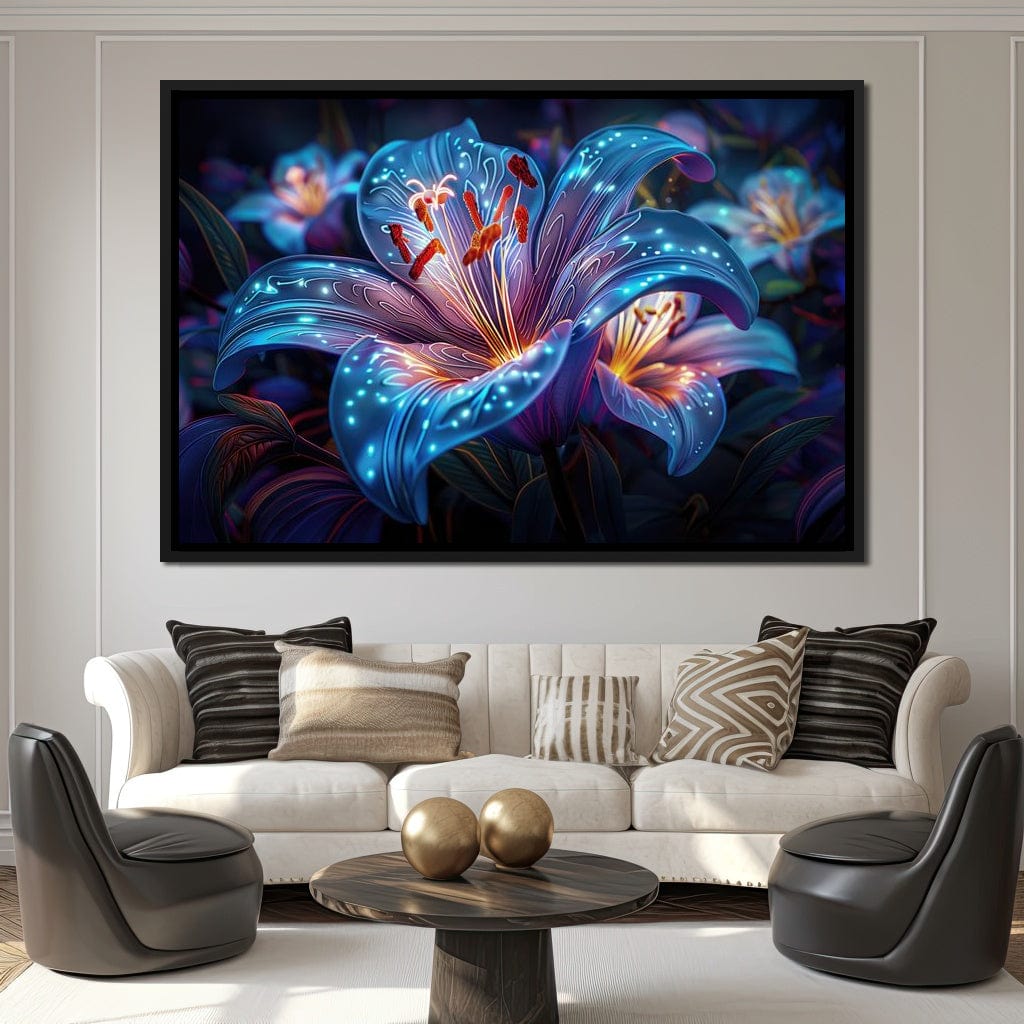 The Radiant Lilyx Canvas Wall Art