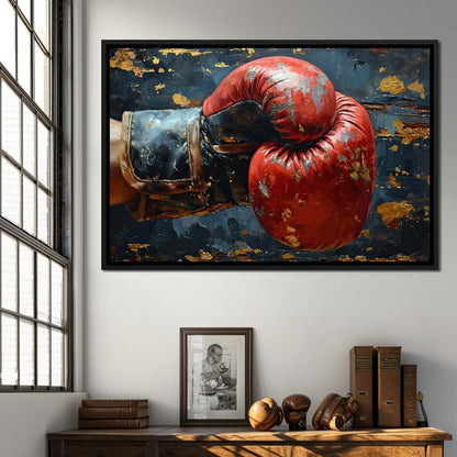 Boxing Glove Canvas Wall Art