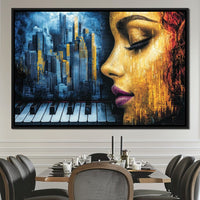 Harmony of Urban Elegance Canvas Wall Art