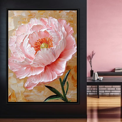 Petal Symphony of Radiance Canvas Wall Art
