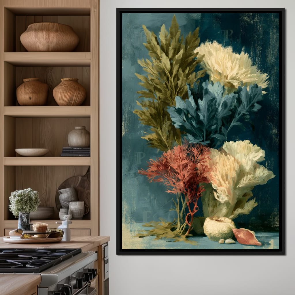 Tides of Forgotten Flora Canvas Wall Art