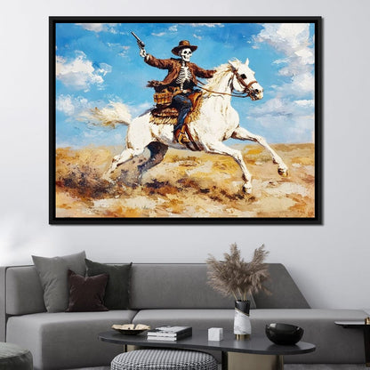 Rider of the Endless Plains Canvas Wall Art