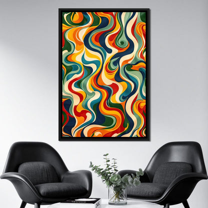 Vibrant Harmony Flow Canvas Wall Art