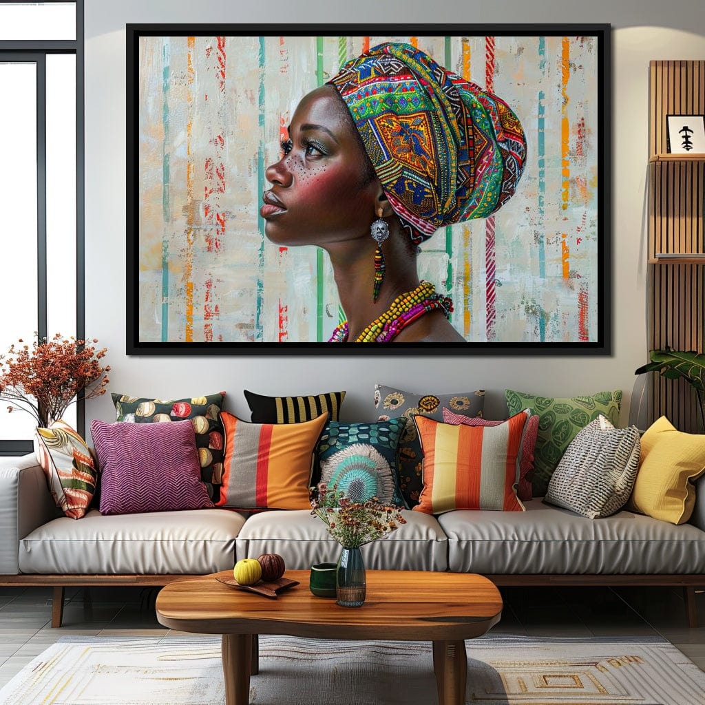 Vibrant Cultural Essence Canvas Wall Art