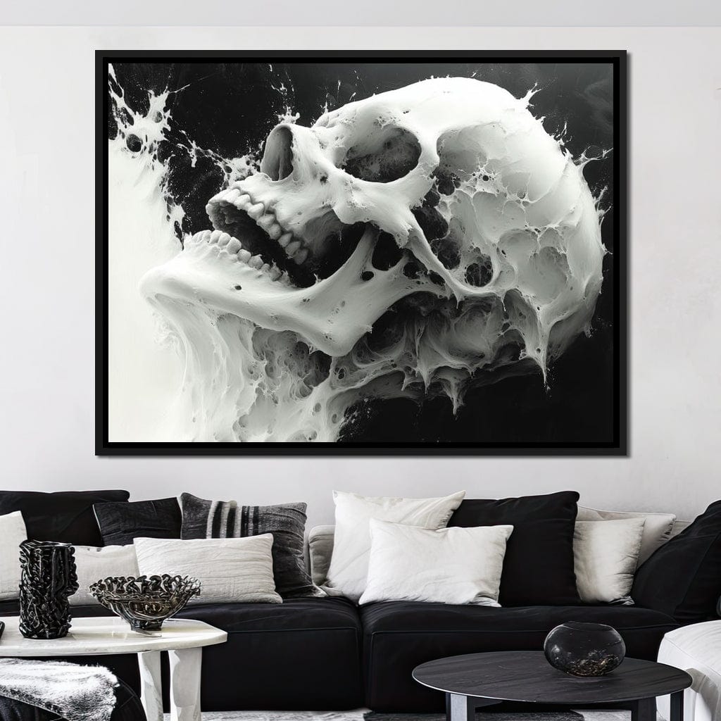 Momento Mori Canvas Wall Art