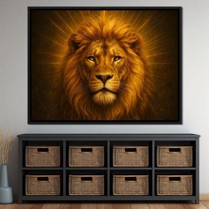 Majestic Radiance of the King Canvas Wall Art