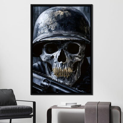 Final Soldier Resting Place Canvas Wall Art