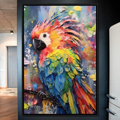 Colorful Cockatoo Canvas Wall Art