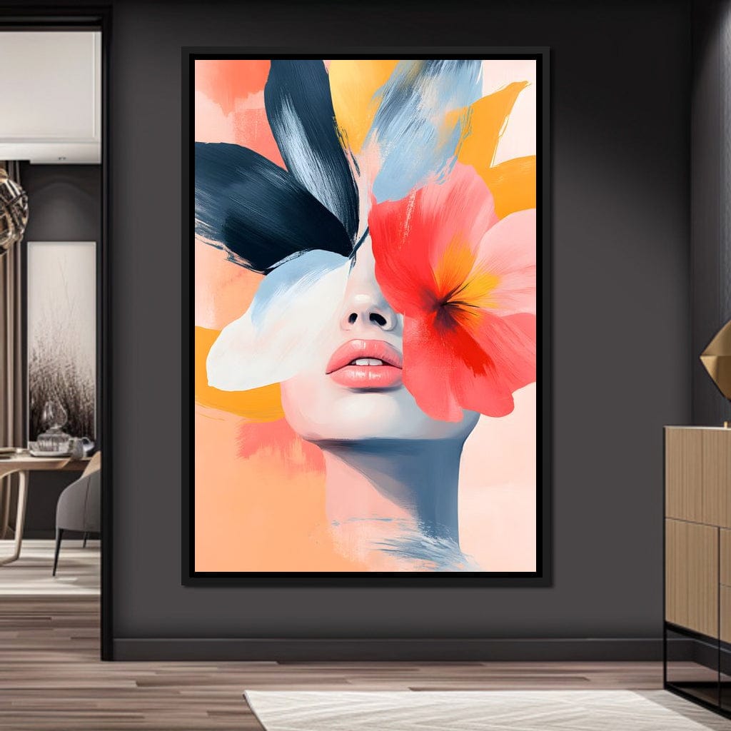 Petals of Enchantment Canvas Wall Art