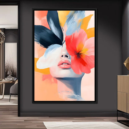 Petals of Enchantment Canvas Wall Art