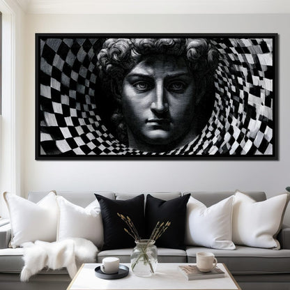 Fragmented Logic Of The Marble Mind Canvas Wall Art