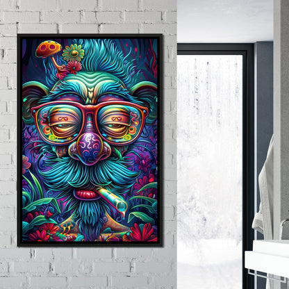 Trippy Trance Canvas Wall Art