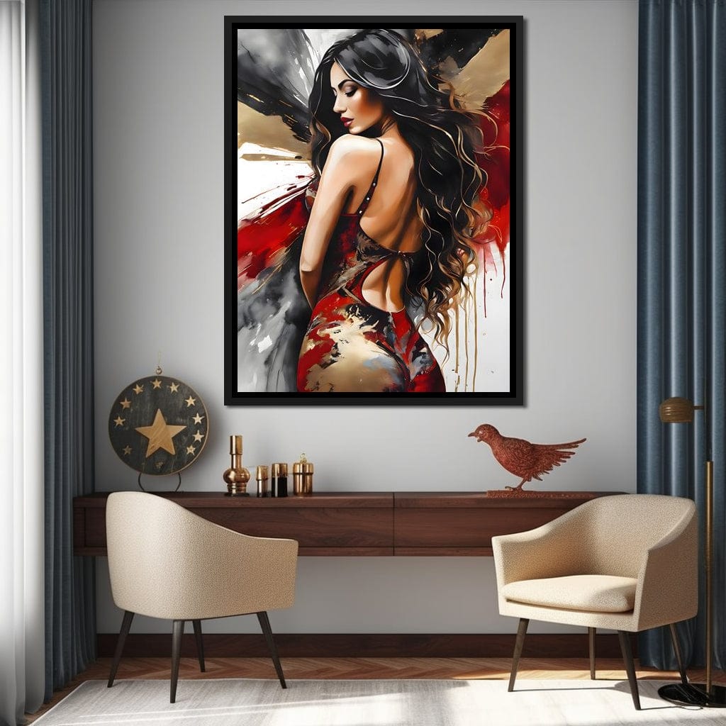 Female Portrait 163 Canvas Wall Art