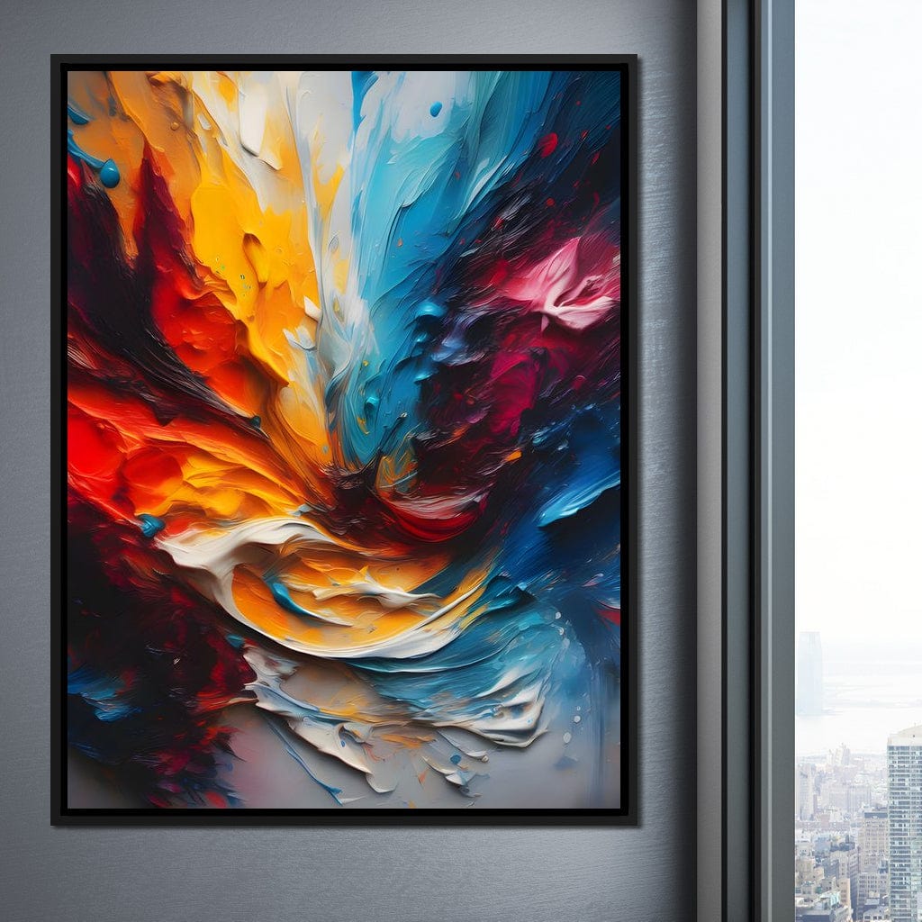Color Burst Canvas Wall Art