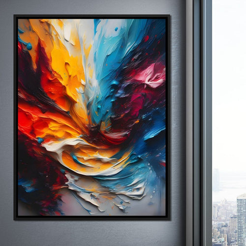 Color Burst Canvas Wall Art