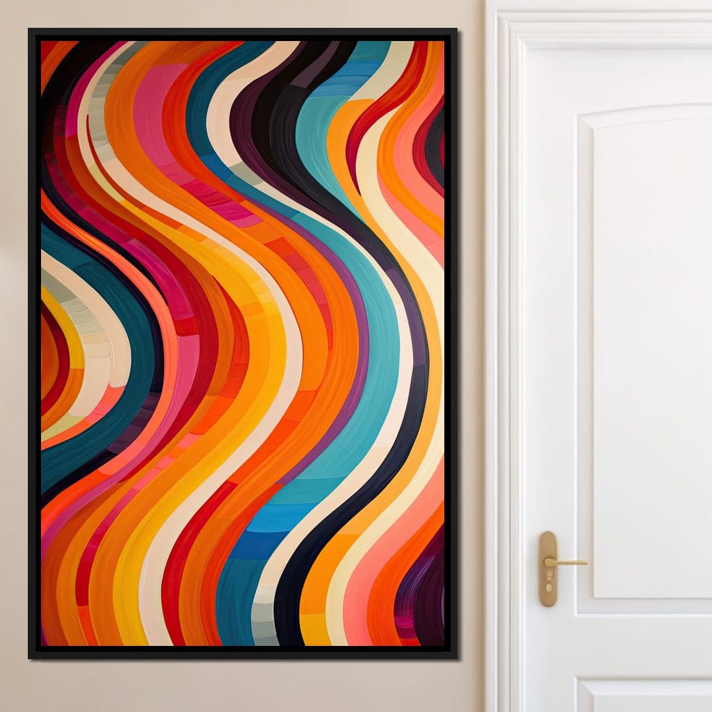 Vibrant Waves of Harmony Canvas Wall Art