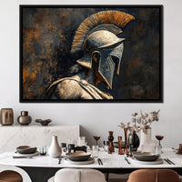 Athenian Warrior Canvas Wall Art