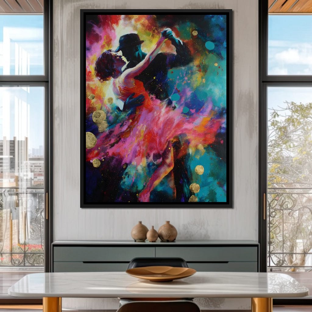 Midnight Tango Color Storm Canvas Wall Art