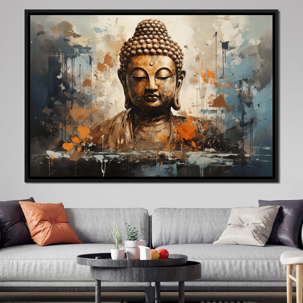 Buddha's Grace Canvas Wall Art