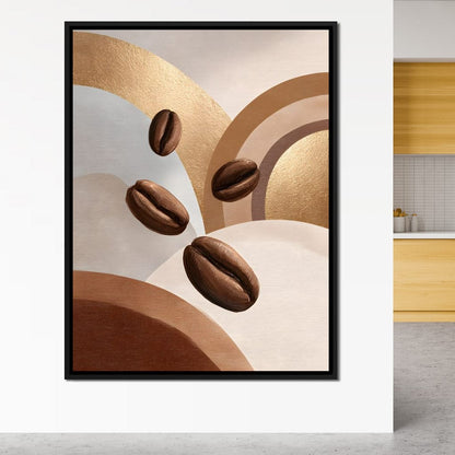 Java Coffee Beans Canvas Wall Art