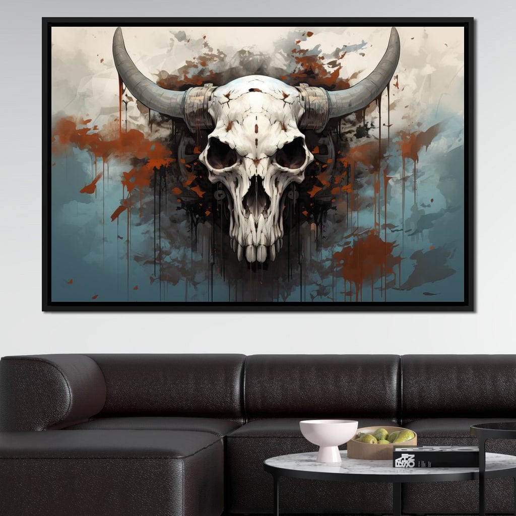 Eternal Symmetry of the Buffalo Canvas Wall Art