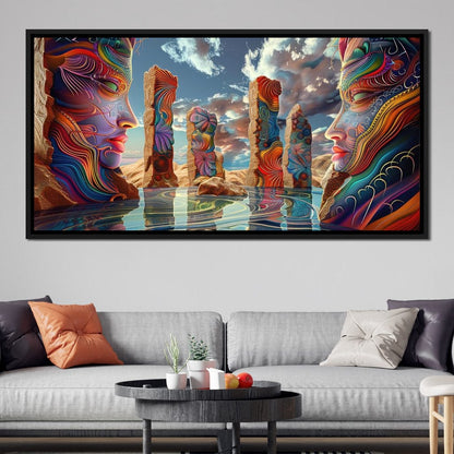 The Guardians of Psychedelia Canvas Wall Art