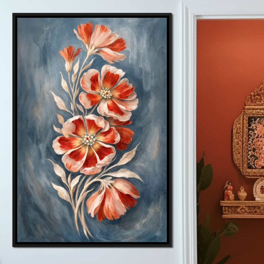 Emberlight Florals Canvas Wall Art