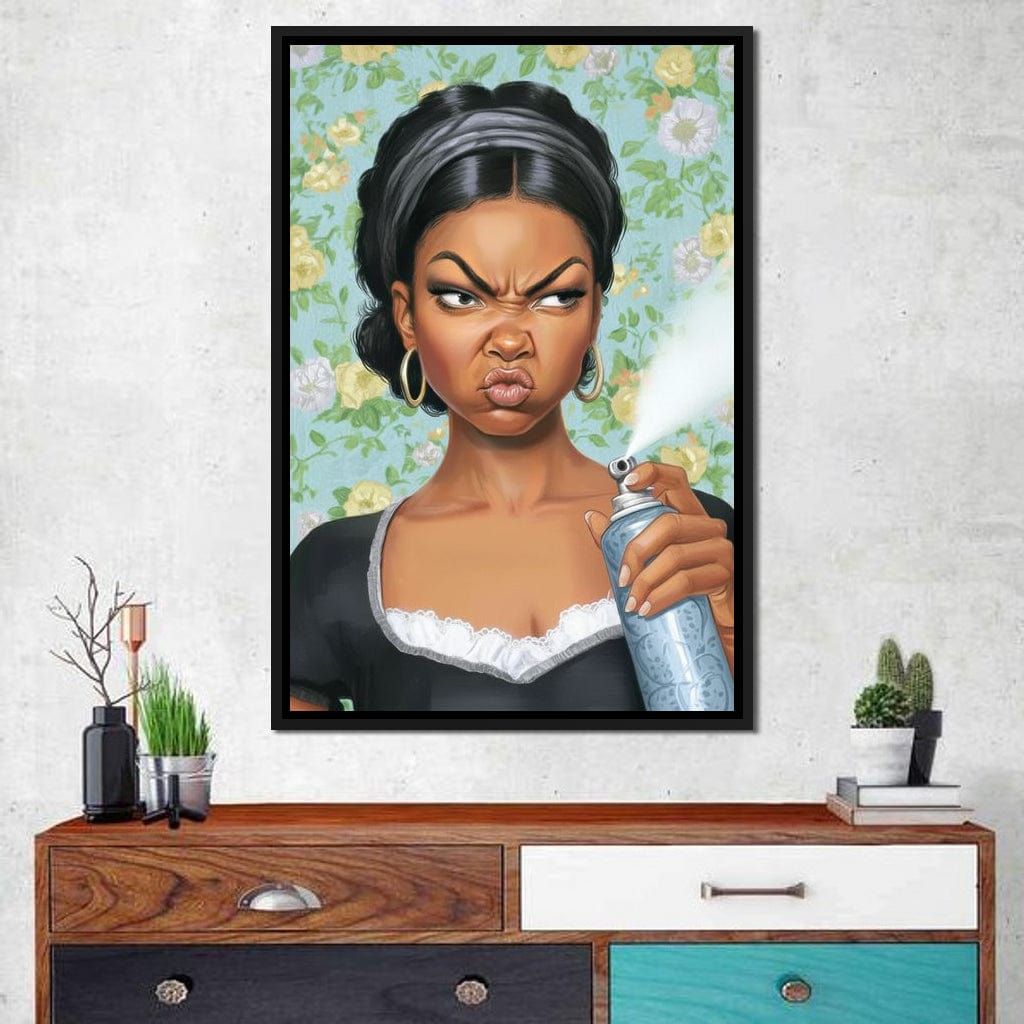 Bathroom Spray Canvas Wall Art