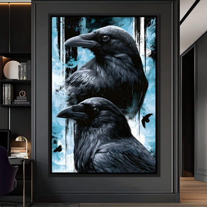 Silent Ravens Watchers Of The Cold Canvas Wall Art