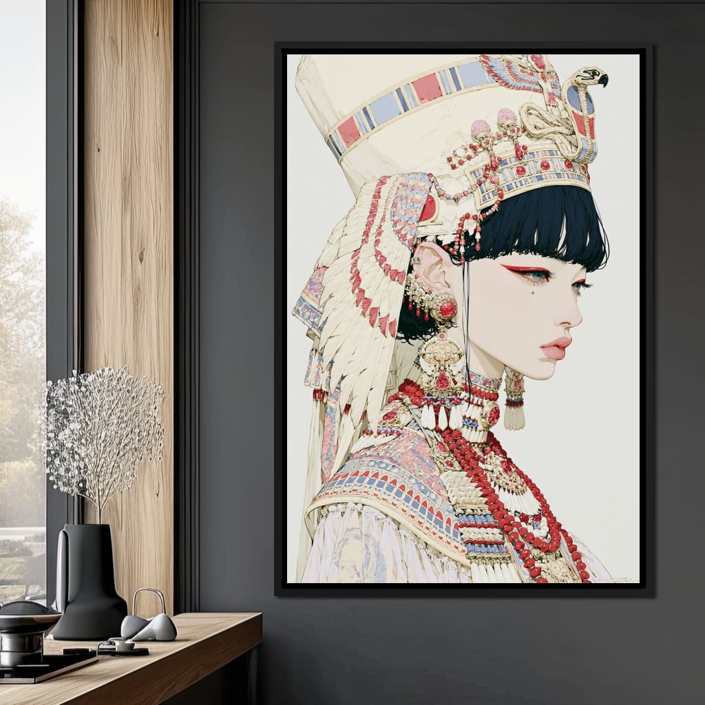 Ancient Egyptian Bride Canvas Wall Art