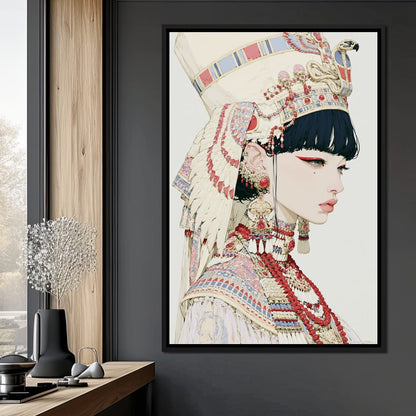 Ancient Egyptian Bride Canvas Wall Art