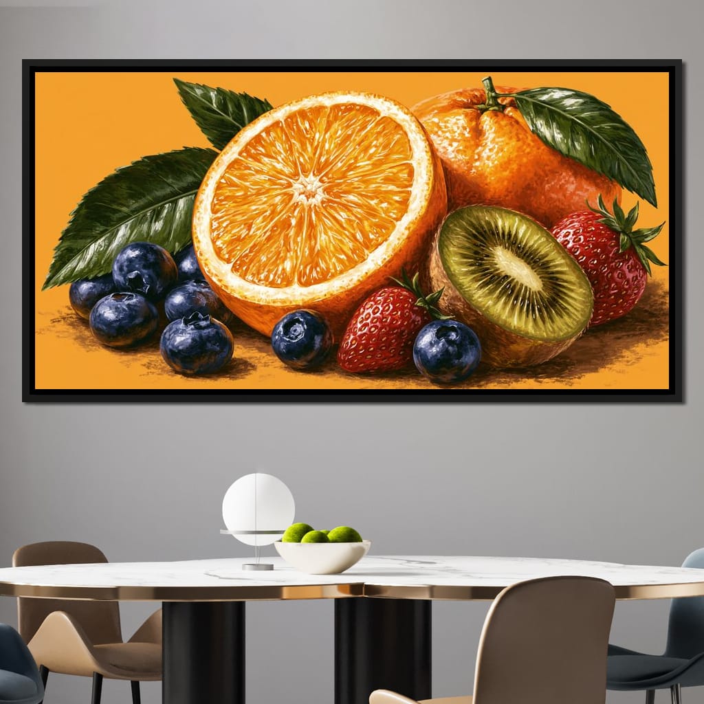Harvest Of The Ripe Orchard Canvas Wall Art
