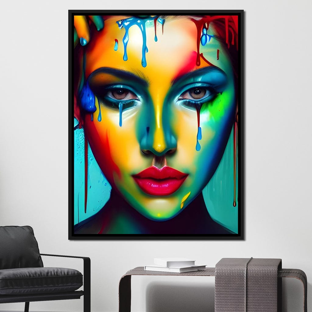 Messy Beauty 002 Canvas Wall Art