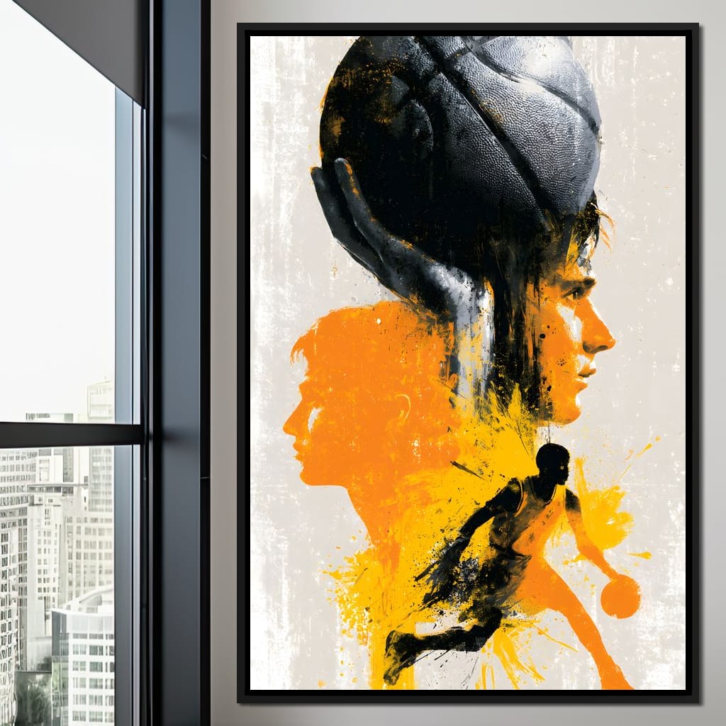 Rise of the Golden Court Hero Canvas Wall Art