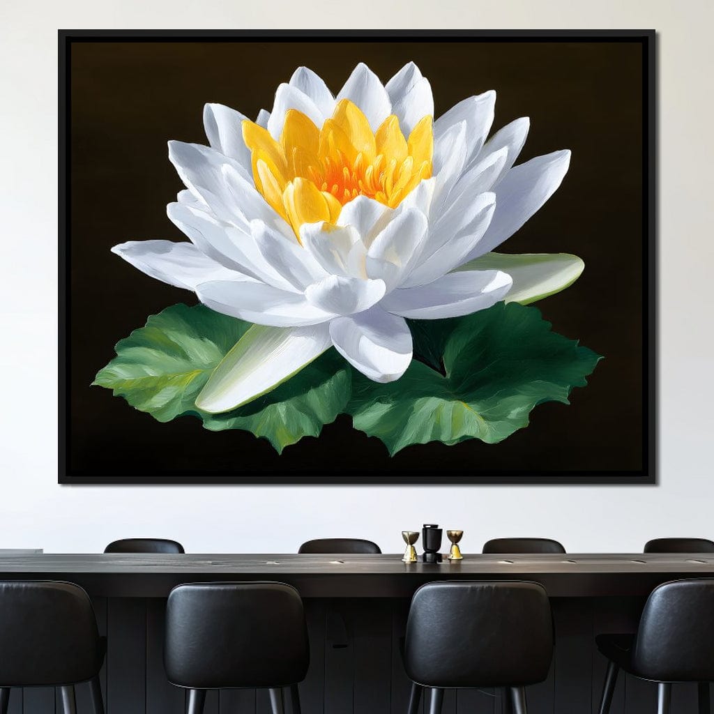 Radiant Petals Blossom Canvas Wall Art